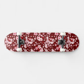 Sakurafubuki Sakura Petals Pattern Skateboard (Horizontal)