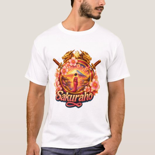 Sakuraho: Samurai Spirit Sunset Tee (Vorderseite)