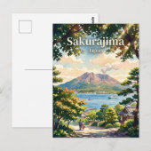 Sakurajima Japan Postkarte (Vorne/Hinten)