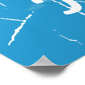 Sakurajima Vulkan Japan Vintage Reiseplakat Poster (Ecke)