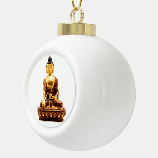 Sakyamuni Buddha Keramik Kugel-Ornament (Rechts)