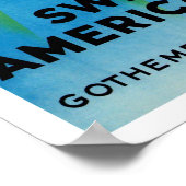 SAL ~ Swedish American Line Poster (Ecke)