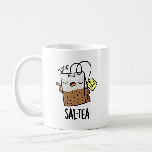 Sal-tea Lustiger Tee-Wortwitz Kaffeetasse (Links)