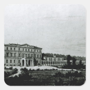 Sala', das Land Zuhause bei Parma Quadratischer Aufkleber