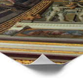 Sala delle Muse Vatikan Museum Poster (Ecke)