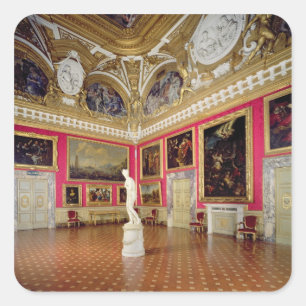 "Sala di Venere" (Hall von Venus) Th enthalten Quadratischer Aufkleber