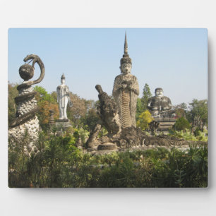 Sala Keo Kou, Nong Khai, Thailand Fotoplatte