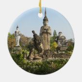 Sala Keo Kou, Nong Khai, Thailand Keramik Ornament (Hinten)