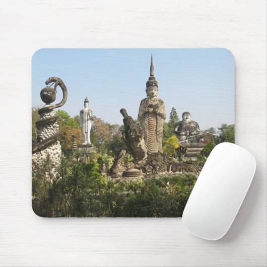 Sala Keo Kou, Nong Khai, Thailand Mousepad (Mit Mouse)
