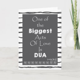 Salaam & Dua - Act of Love Karte