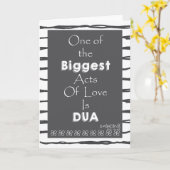 Salaam & Dua - Act of Love Karte (Gelbe Blume)