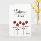 Salaam & Dua - Roses for a Friend Karte (Gelbe Blume)