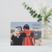 Salaam Shalom Postcard Postkarte (Stehend Vorderseite)