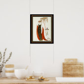 "Salabaccha" 1927 Barbier Art Deco Print 16x20 Poster (Küche)