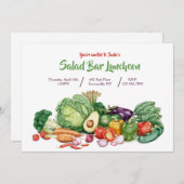 Salad Bar Einladung (Vorne/Hinten)