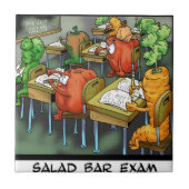 Salad Bar Exam Funny Fliese (Vorderseite)
