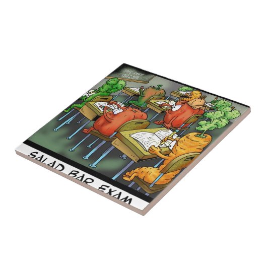 Salad Bar Exam Funny Fliese (Seite)