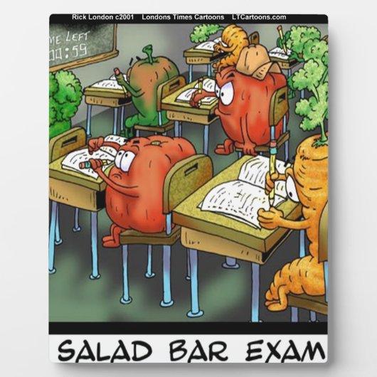 Salad Bar Exam Funny Fotoplatte (Vorderseite)