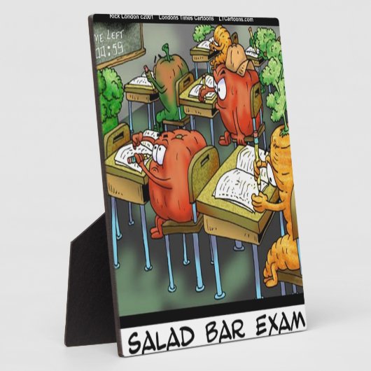 Salad Bar Exam Funny Fotoplatte (Seite)