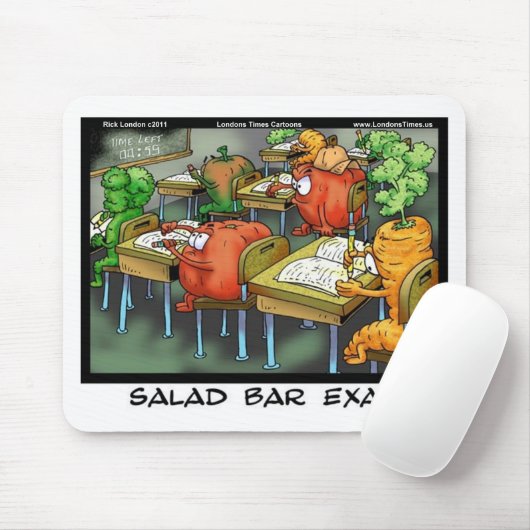 Salad Bar Exam Funny Gifts T-Shirts Karten und Tas Mousepad (Mit Mouse)