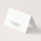 Salad Bar | Kulinarisch Visitenkarten (Rückseite)