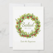 Salad Bliss Einladung (Vorderseite)