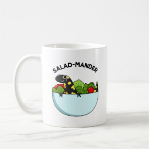 Salad mander Funny Salamander Animal Pun Kaffeetasse