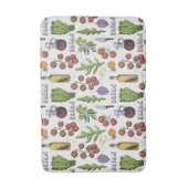 Salad Pattern Badematten (Vorderseite Vertikal)