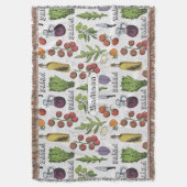 Salad Pattern individuelle Name werfen Decke (Vorderseite Vertikal)