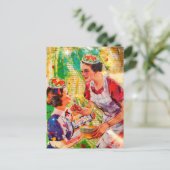 Salad Plate Hats  Postkarte (Stehend Vorderseite)