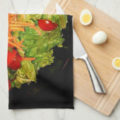 Salad Tomato Carrot Lettuce Geschirrtuch (Viertel Falte)