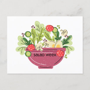 Salad Week Postkarte