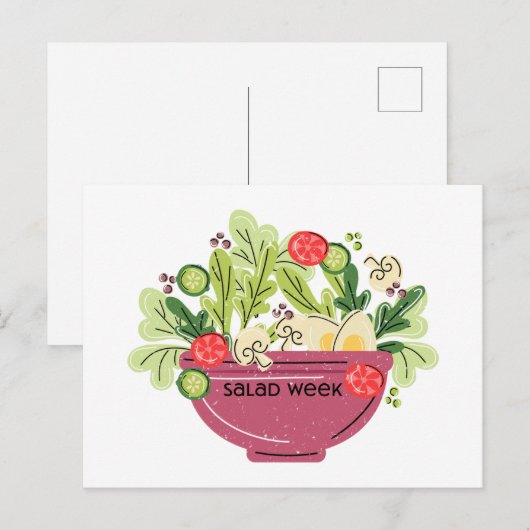 Salad Week Postkarte (Vorne/Hinten)