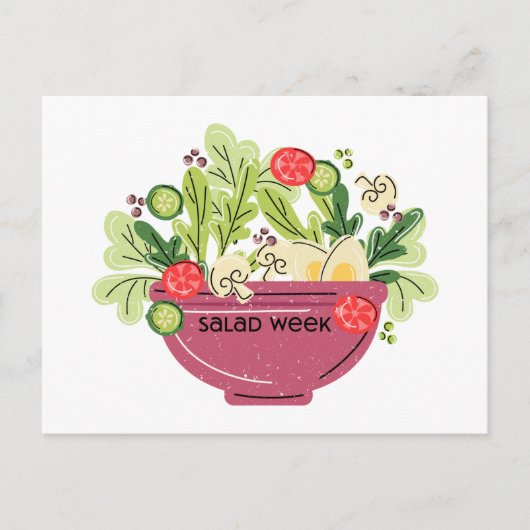Salad Week Postkarte (Vorderseite)