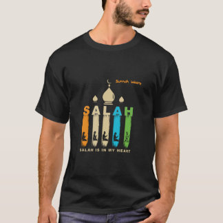 Salah Gebet Islamischer Langschläfer T Shirt
