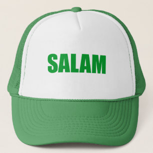 Salam arabisches Wort Frieden Truckerkappe