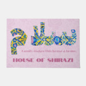 Salam | Eigene häusliche Aufwärmung Persischer Ges Fußmatte (Vorderseite)