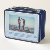 Salam | Jubiläum Persische Geschenke für Freundin Metall Brotdose (Rückseite)