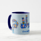 Salam | Jubiläum Persische Geschenke für Freundin Tasse (Vorderseite Links)