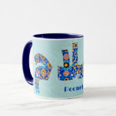 Salam | Jubiläum Persische Geschenke für Freundin Tasse (Vorderseite Links)