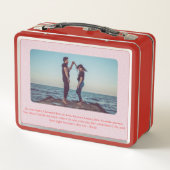 Salam | Jubiläumsgeschenke für iranische Freundin Metall Brotdose (Rückseite)