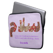 Salam | Jubiläumsgeschenke für persische Freundin Laptopschutzhülle (Vorderseite Links)