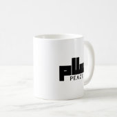 Salam Peace Arabische Kalligrafie Kaffeetasse (VorderseiteRechts)