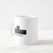 Salam Peace Arabische Kalligrafie Kaffeetasse (Vorderseite Links)