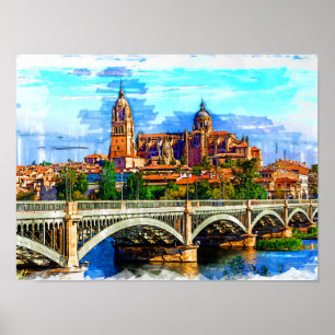 Salamanca / Castile and Leon, Spain. Poster
