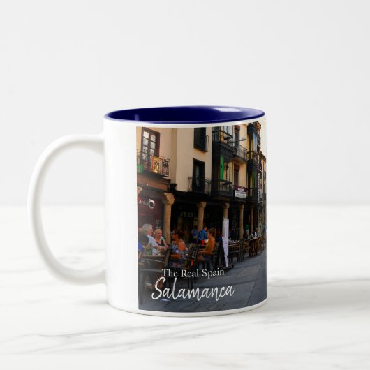 Salamanca - Das echte Spanien Zweifarbige Tasse (Links)