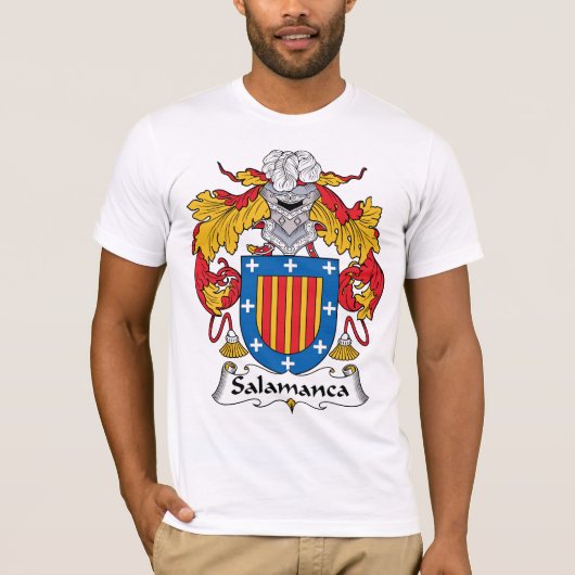 Salamanca-Familienwappen T-Shirt (Vorderseite)