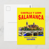 Salamanca / Kastilien und Leon, Spanien. Postkarte (Vorne/Hinten)