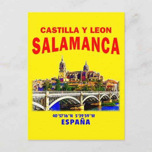 Salamanca / Kastilien und Leon, Spanien. Postkarte (Vorderseite)