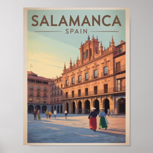Salamanca Spanien Poster (Vorne)
